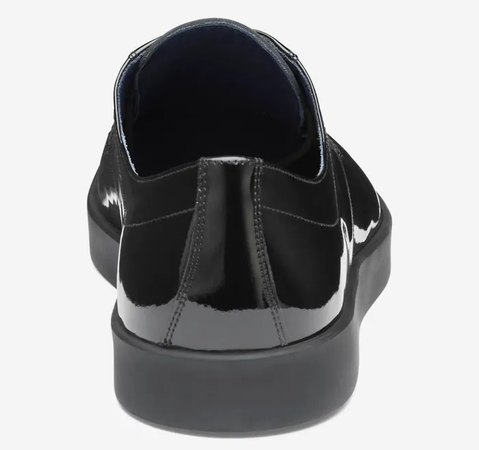 Johnston and Murphy Bolivar Plain Toe Black Italian Patent Men Dress Classics Johnston and Murphy Bolivar Plain Toe Black Italian Patent Men Dress Classics