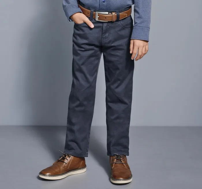 Johnston and Murphy Boys FivePocket Pants Navy Boys Pants Johnston and Murphy Boys FivePocket Pants Navy Boys Pants