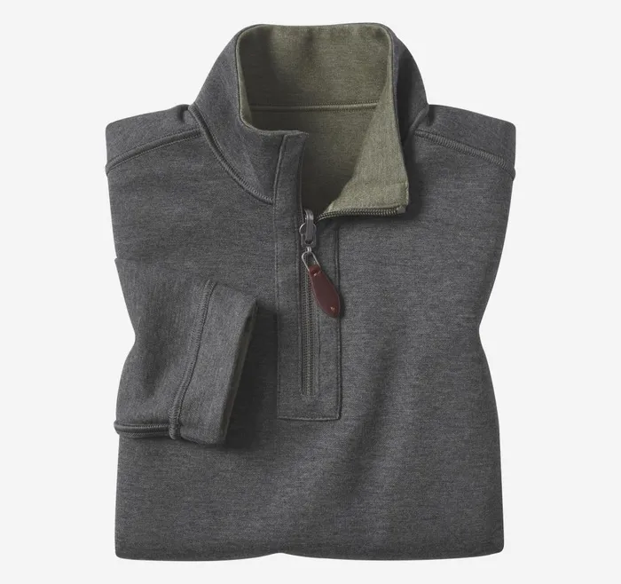 Johnston and Murphy Boys Reversible Solid Quarter Zip Olivecharcoal Boys Sweaters and Knits Johnston and Murphy Boys Reversible Solid Quarter Zip Olivecharcoal Boys Sweaters and Knits