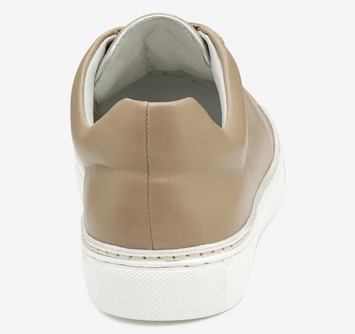 Johnston and Murphy Callie LacetoToe Sand Glove Leather Women Sneakers Johnston and Murphy Callie LacetoToe Sand Glove Leather Women Sneakers