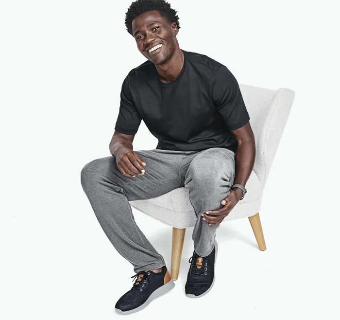 Johnston and Murphy Essential Tee Black Men Polos and Tees Johnston and Murphy Essential Tee Black Men Polos and Tees