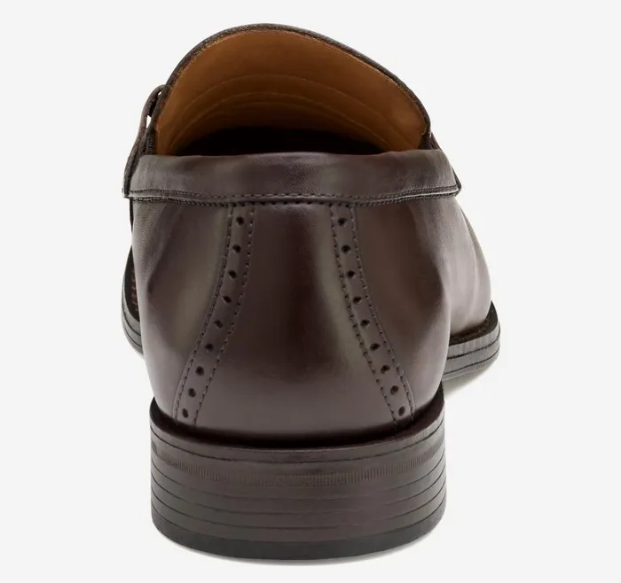 Johnston and Murphy Lewis Bit Mahogany Full Grain Men SlipOns Johnston and Murphy Lewis Bit Mahogany Full Grain Men SlipOns