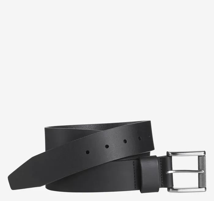 Johnston and Murphy Roller Buckle Belt Black Men Belts