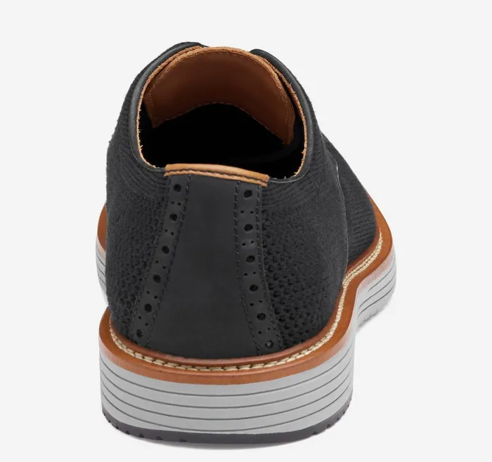 Johnston and Murphy Upton Knit Wingtip Black Knit Men LaceUps Johnston and Murphy Upton Knit Wingtip Black Knit Men LaceUps