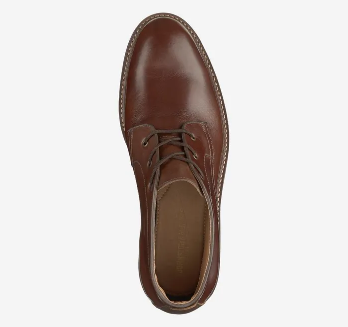 Johnston and Murphy Welch Chukka Boot Brandy American Full Grain Men Boots