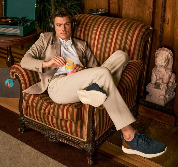 Johnston and Murphy XC Flex Knit Blazer Tan Twill Men Blazers Johnston and Murphy XC Flex Knit Blazer Tan Twill Men Blazers