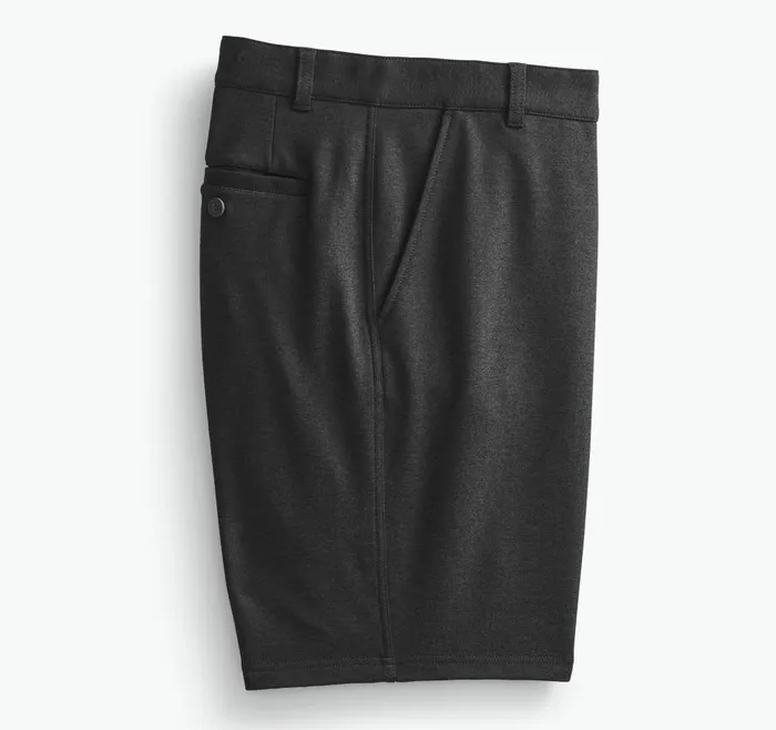Johnston and Murphy XC Flex Knit Shorts Charcoal Heather Men Shorts