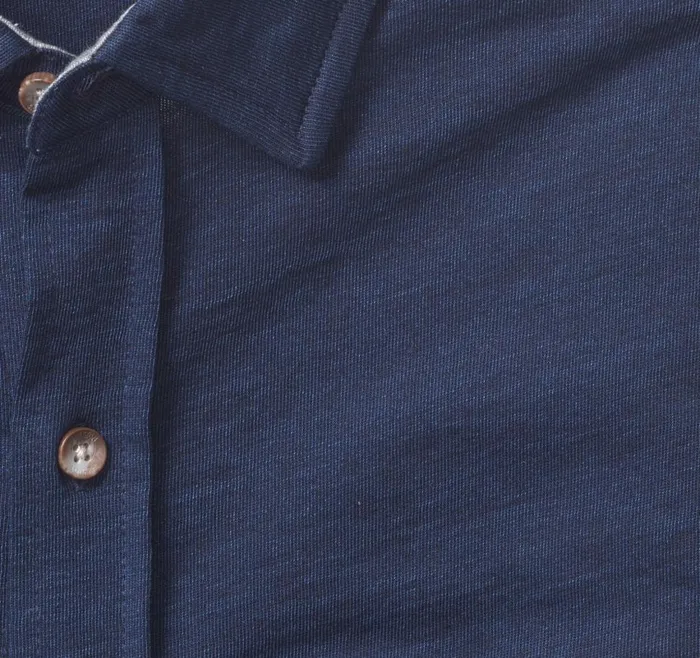 Johnston and Murphy XC Flex Stretch Indigo LongSleeve Shirt Navy Men Shirts