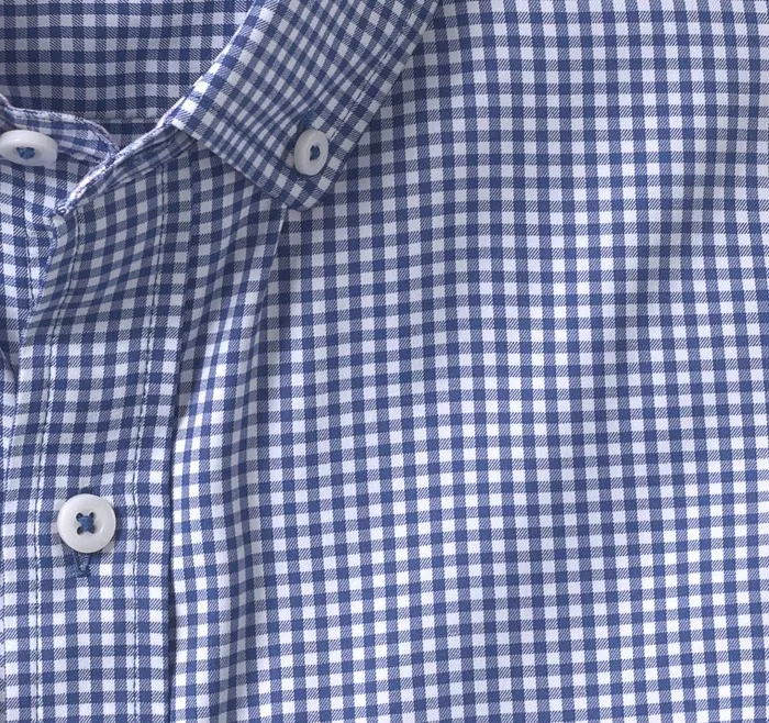 Johnston and Murphy XC4 LongSleeve StretchWoven Shirt Navywhite Gingham Men Shirts Johnston and Murphy XC4 LongSleeve StretchWoven Shirt Navywhite Gingham Men Shirts