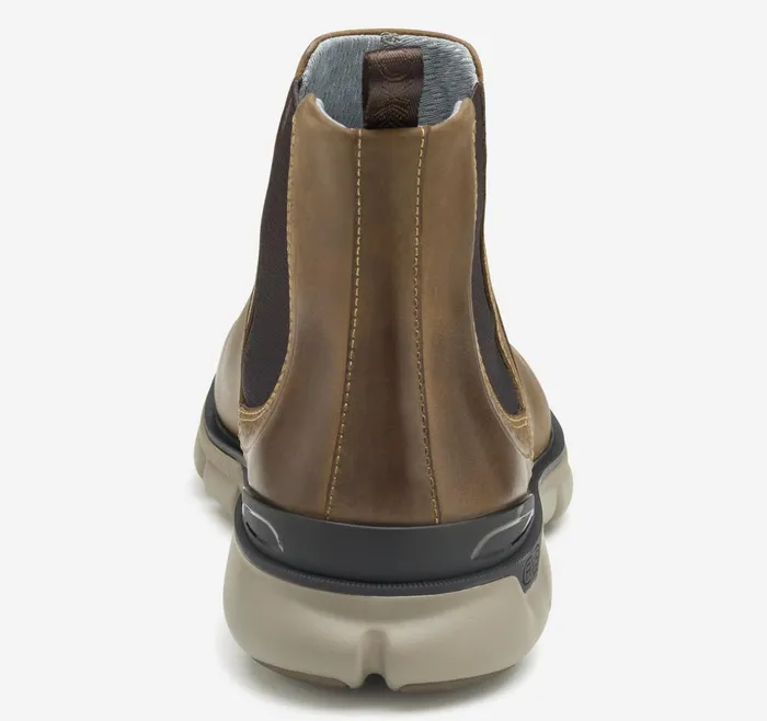 Johnston and Murphy XC4 Tanner Chelsea Boot Brown Oiled Full Grain Men Boots