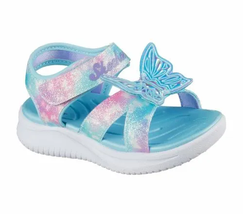 Jumpsters Sandal 8211 Butterfly Brights Aqua Multi Kids SKECHERS Toddlers UK Sizes 49 Jumpsters Sandal 8211 Butterfly Brights Aqua Multi Kids SKECHERS Toddlers UK Sizes 49