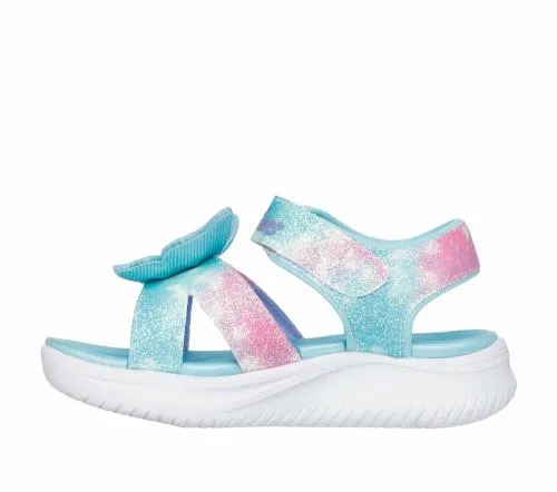 Jumpsters Sandal 8211 Butterfly Brights Aqua Multi Kids SKECHERS Toddlers UK Sizes 49 Jumpsters Sandal 8211 Butterfly Brights Aqua Multi Kids SKECHERS Toddlers UK Sizes 49