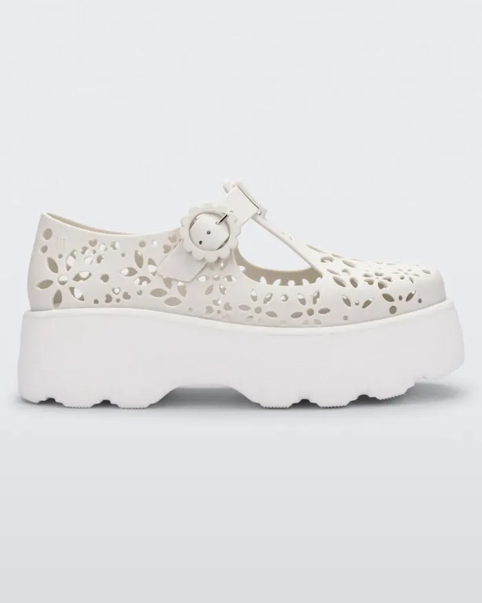 Kick Off Lace White Women Melissa Platforms