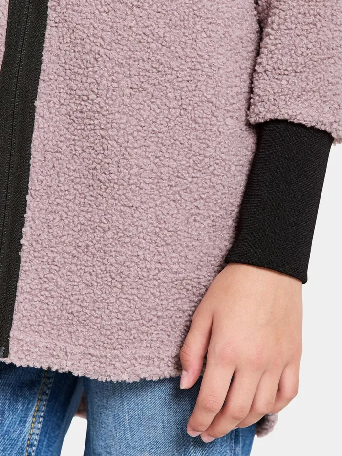 Kids Ampere FullZip Long Dusty Lilac Didriksons Fleece and Midlayers