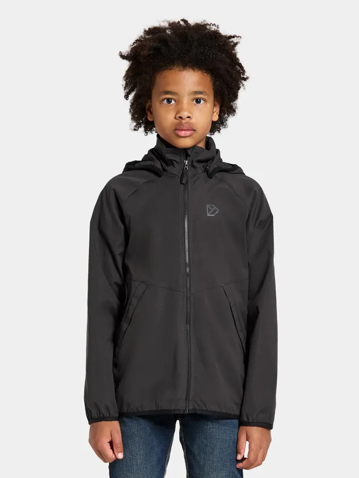 Kids Barken Jacket Graphite Didriksons Spring Jackets