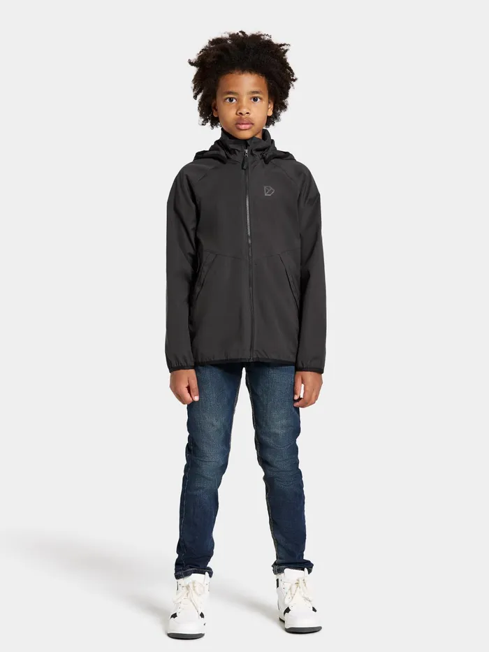 Kids Barken Jacket Graphite Didriksons Spring Jackets