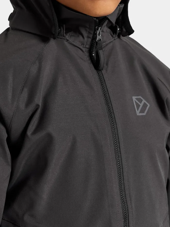 Kids Barken Jacket Graphite Didriksons Spring Jackets