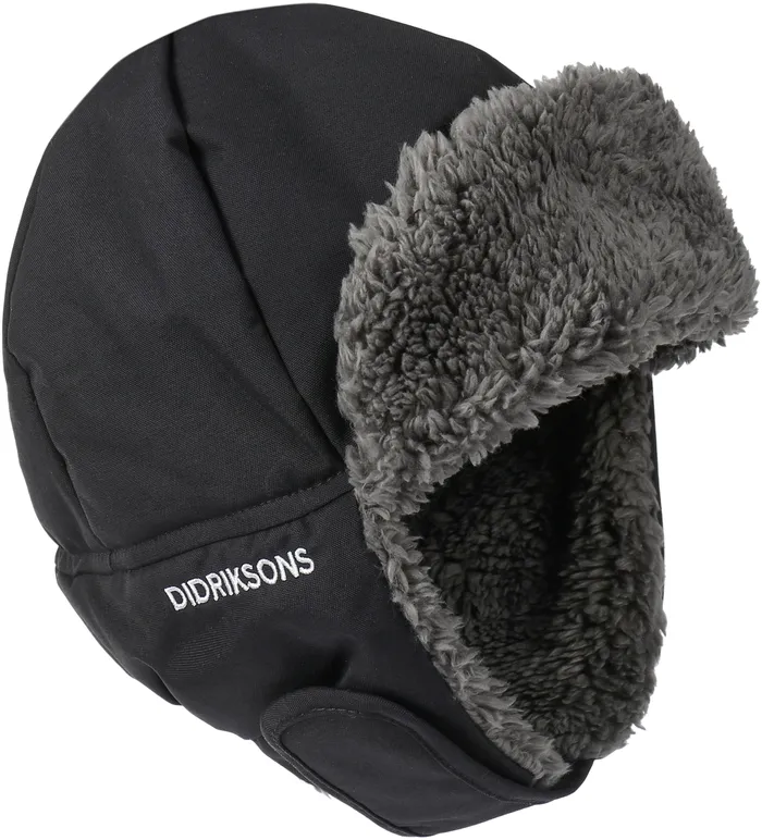 Kids Biggles Cap Classics Black Didriksons Hats and Caps