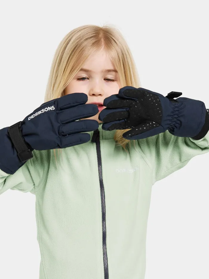Kids Biggles Gloves Navy Didriksons Gloves and Mittens