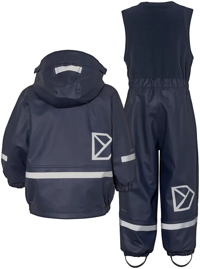 Kids Boardman Kid039s Set Classic Navy Didriksons Lined Rain Set