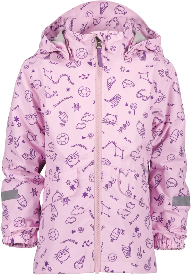 Kids Doodle Orchid Pink Didriksons Spring Jackets