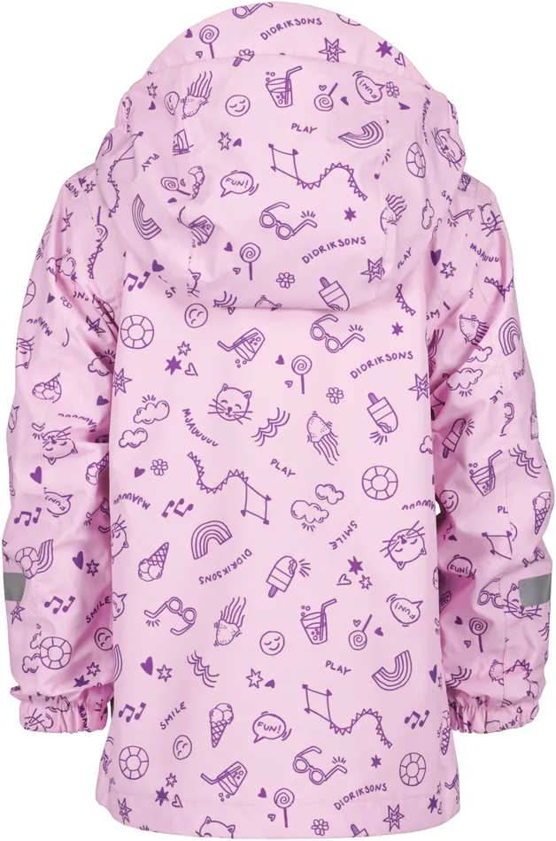 Kids Doodle Orchid Pink Didriksons Spring Jackets