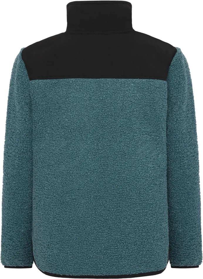 Kids Exa Half Zip Star Blue Didriksons Fleece and Midlayers