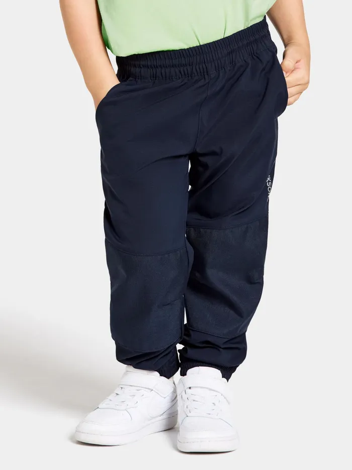 Kids Flox Pants Navy Didriksons Waterproof Trousers