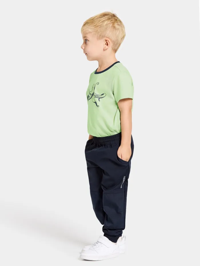 Kids Flox Pants Navy Didriksons Waterproof Trousers