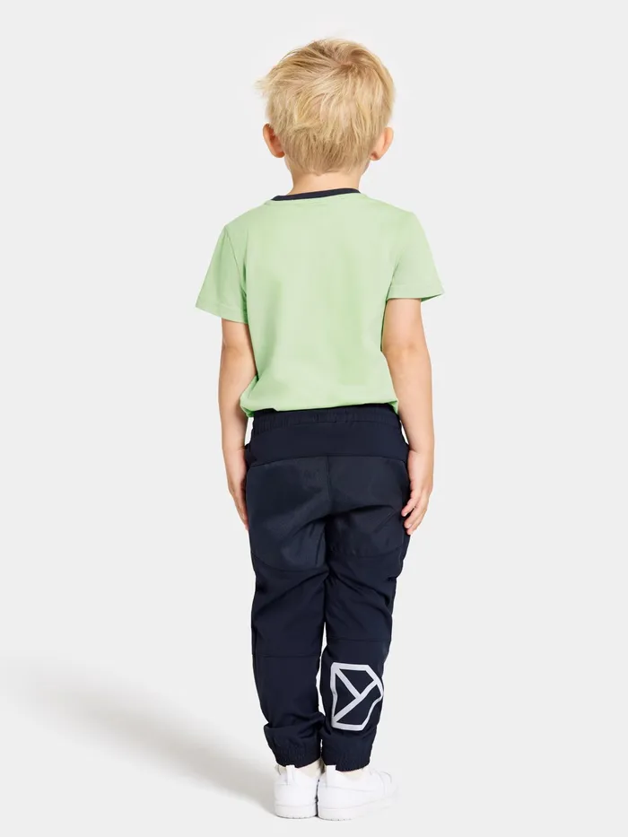 Kids Flox Pants Navy Didriksons Waterproof Trousers