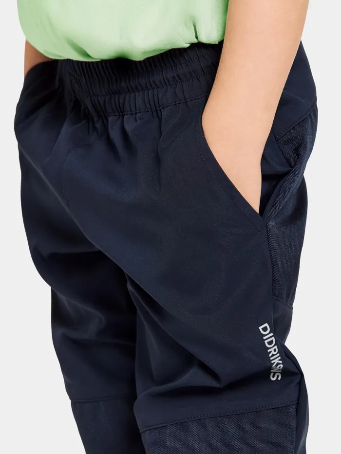 Kids Flox Pants Navy Didriksons Waterproof Trousers