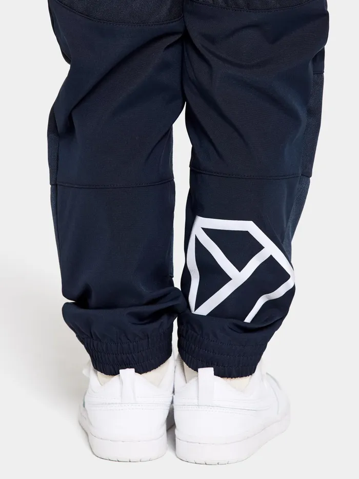 Kids Flox Pants Navy Didriksons Waterproof Trousers