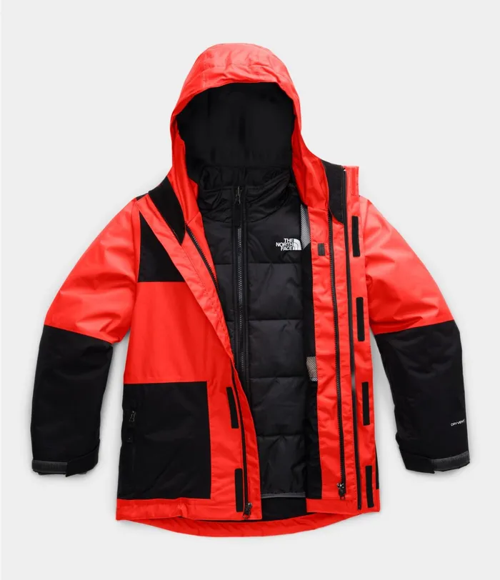 Kids Freedom Triclimate Flare Orange The North Face Jackets and Vests