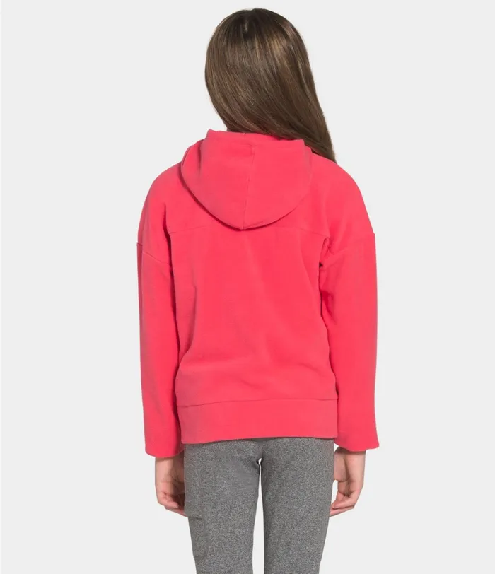 Kids Glacier Full Zip Hoodie Paradise Pink The North Face Fleece