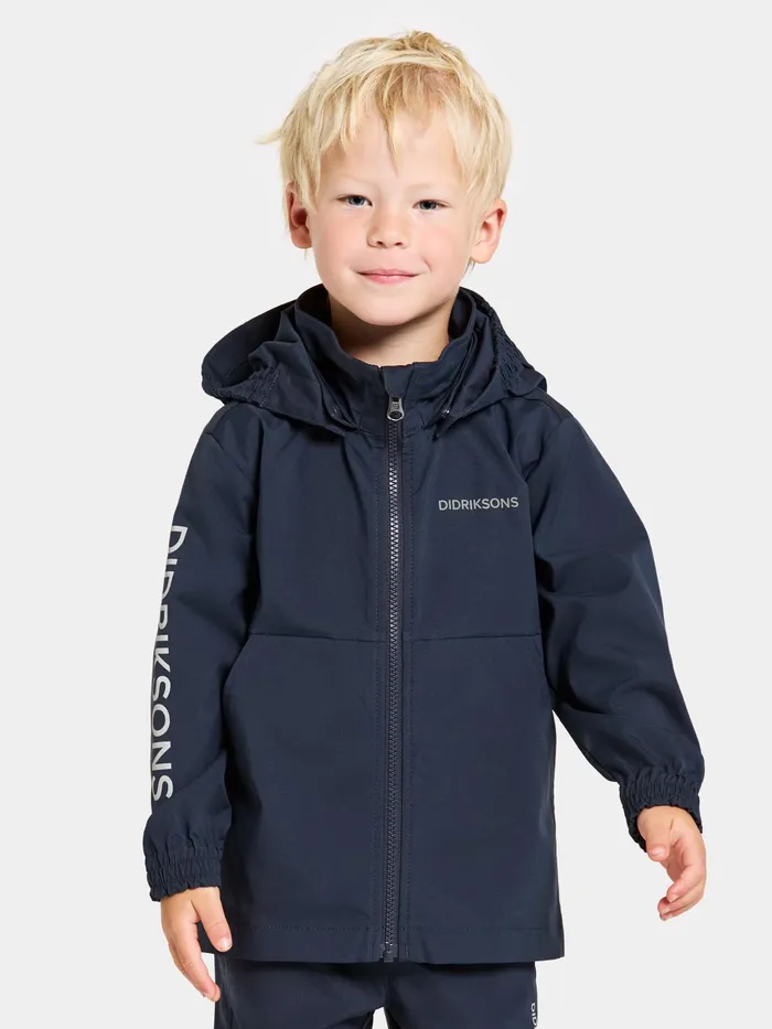 Kids Hallon Jacket Navy Didriksons Spring Jackets