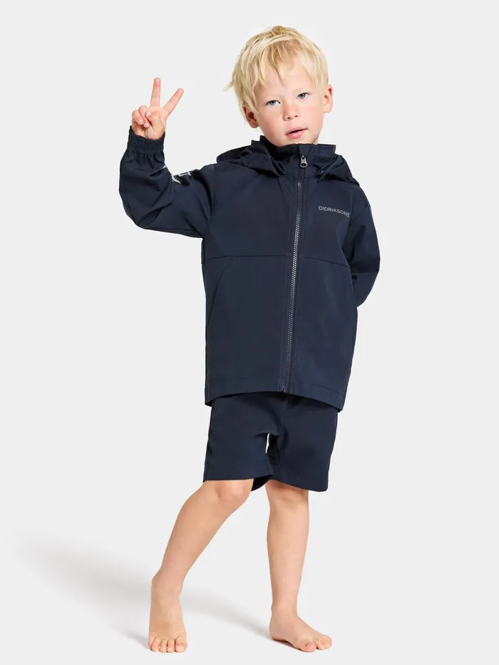 Kids Hallon Jacket Navy Didriksons Spring Jackets