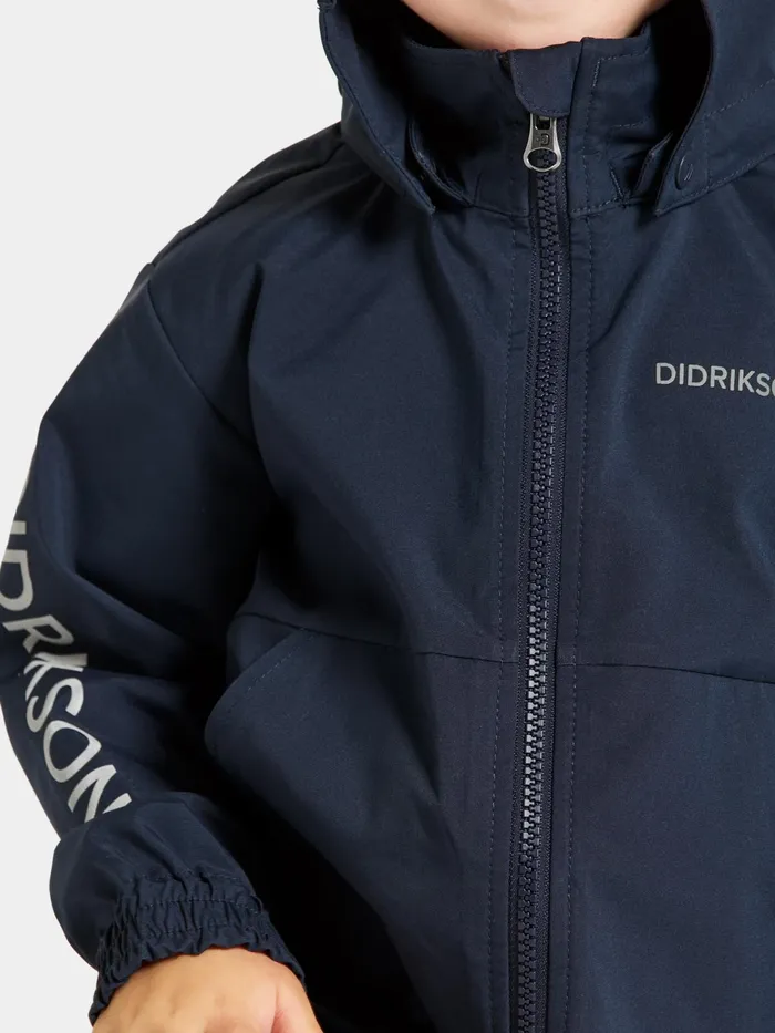 Kids Hallon Jacket Navy Didriksons Spring Jackets