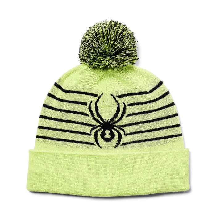 Kids Icebox Pom Lime Ice Spyder Hats