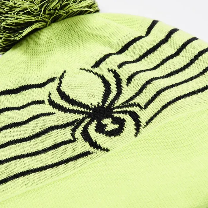 Kids Icebox Pom Lime Ice Spyder Hats