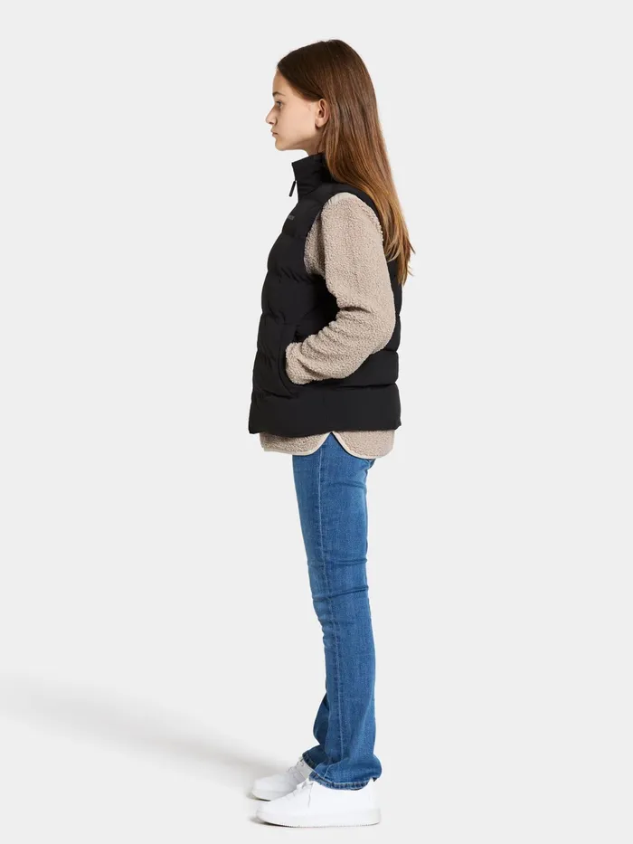 Kids Kilo Vest Black Didriksons Vests