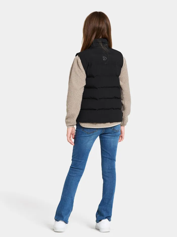 Kids Kilo Vest Black Didriksons Vests