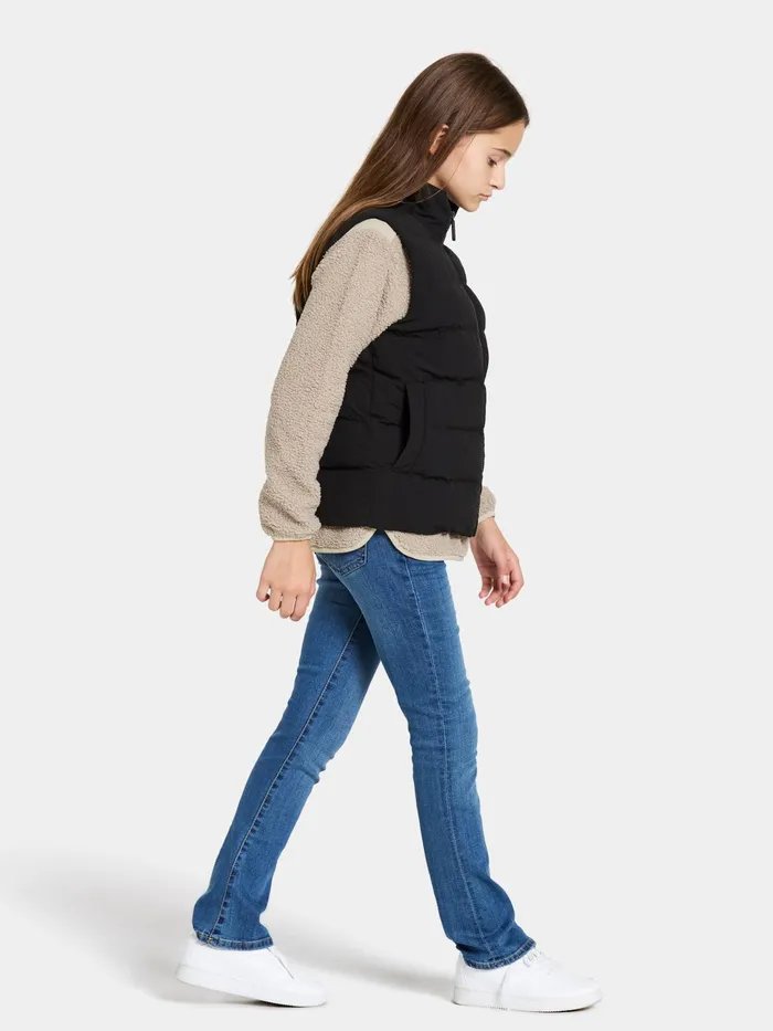 Kids Kilo Vest Black Didriksons Vests