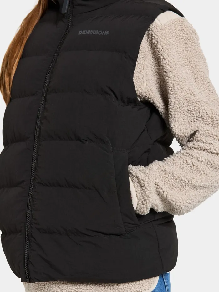 Kids Kilo Vest Black Didriksons Vests