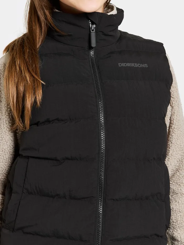 Kids Kilo Vest Black Didriksons Vests