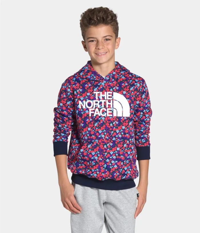 Kids Logowear Pullover Hoodie Paradise Pink Wildflower Print The North Face Fleece
