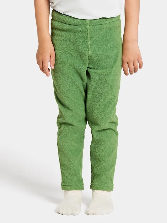 Kids Monte Pants Algae Green Didriksons Fleece Joggers