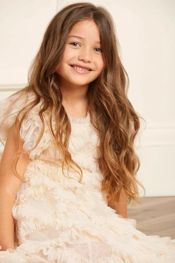 KIDS Needle and Thread Genevieve Kids Dress Champagne KIDS Needle and Thread Genevieve Kids Dress Champagne
