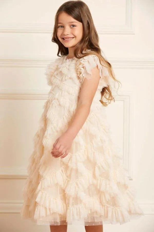 KIDS Needle and Thread Genevieve Kids Dress Champagne KIDS Needle and Thread Genevieve Kids Dress Champagne