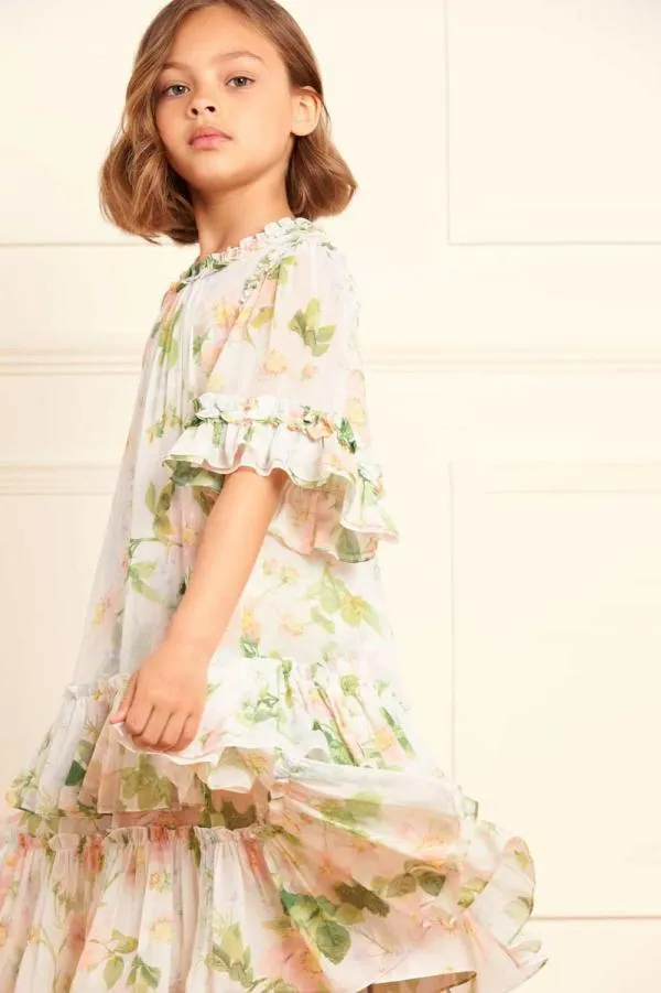 KIDS Needle and Thread Immortal Rose Sunny Chiffon Kids Dress Multi KIDS Needle and Thread Immortal Rose Sunny Chiffon Kids Dress Multi