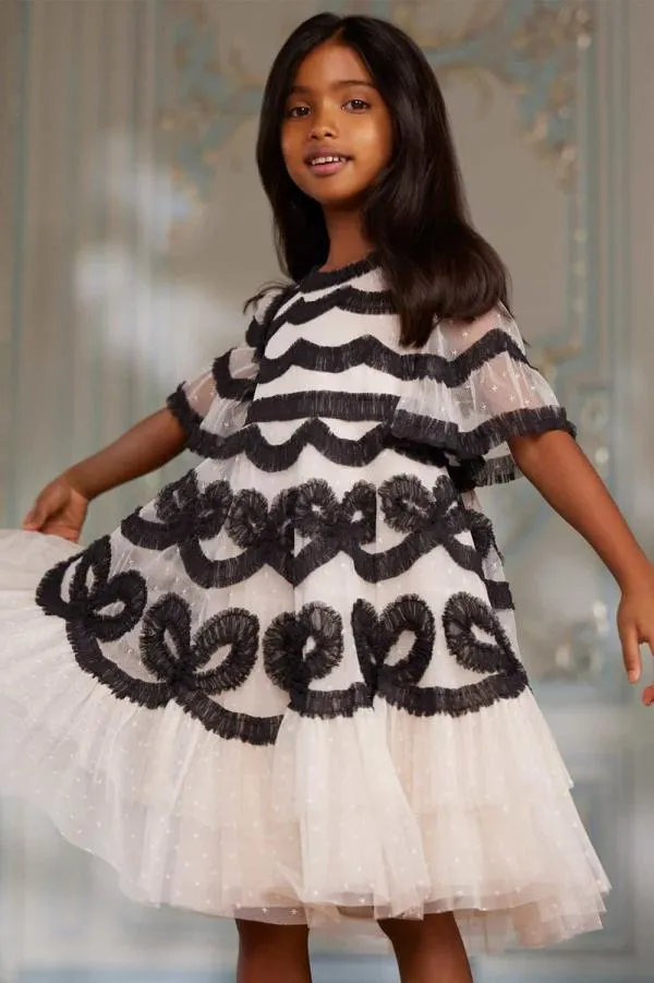 KIDS Needle and Thread Ingrid Kids Dress Champagne